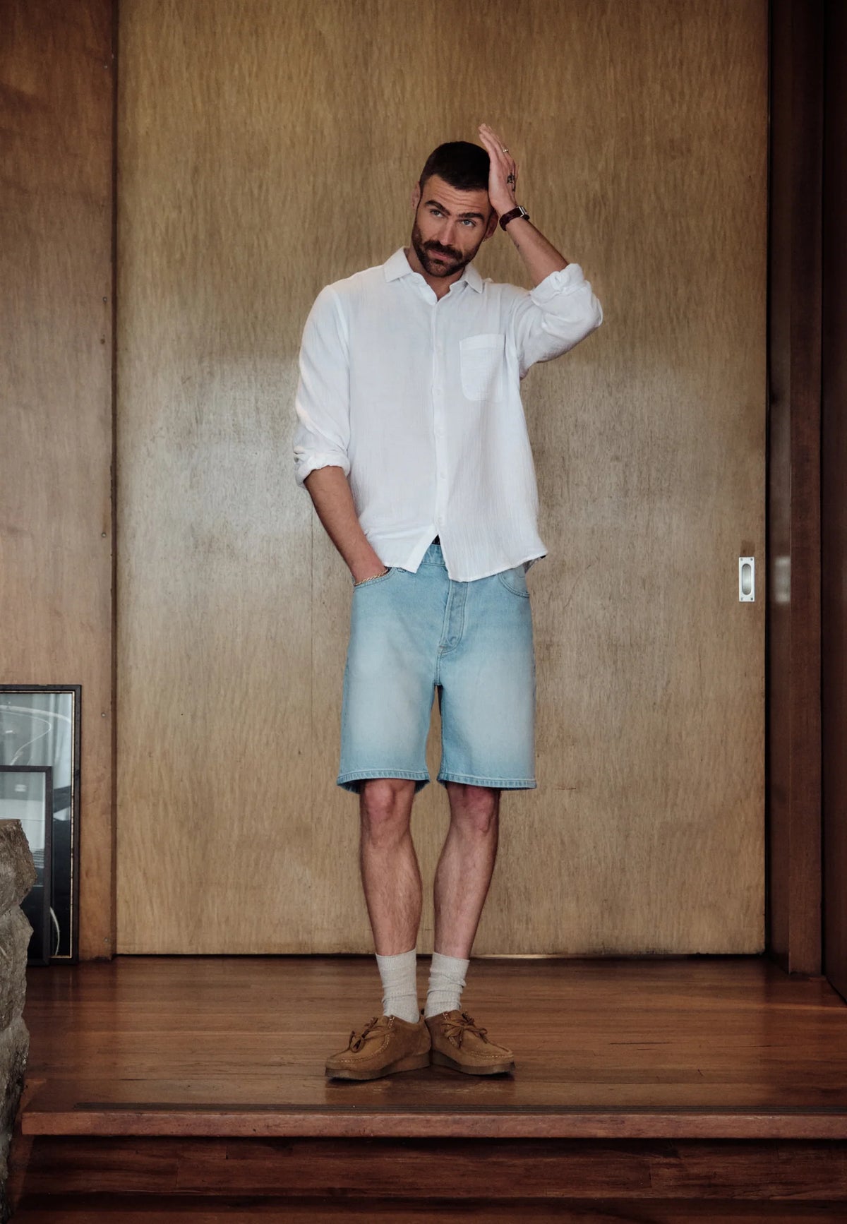 Chemise Dstrezzed gaz de coton